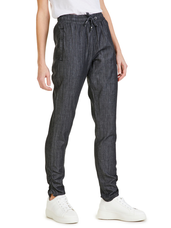 Sam 73 Crne ženske hlače SAM 73 Olive