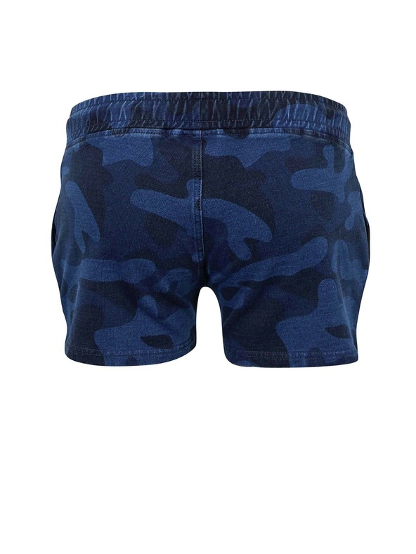 Sam 73 Tamnoplave ženske kratke hlače s uzorkom SAM 73 Tamara