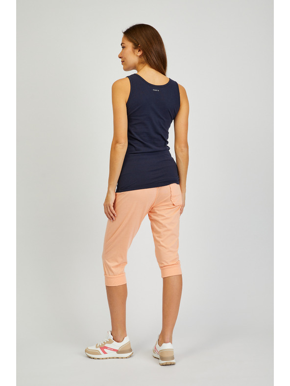 Sam 73 Tamnoplava ženska osnovna majica bez rukava SAM 73 India