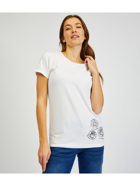 Sam 73 Bijela ženska majica SAM 73 Bethany