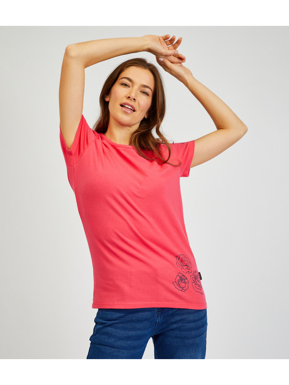 Sam 73 Tamno roza ženska majica kratkih rukava SAM 73 Bethany