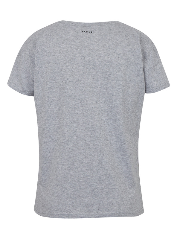 Sam 73 Siva ženska majica s džepom SAM 73 Marie