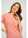 Sam 73 Narančasta ženska base majica na pruge SAM 73 Celeste