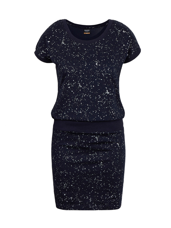 Sam 73 Tamnoplava ženska haljina s uzorkom SAM 73 Nika