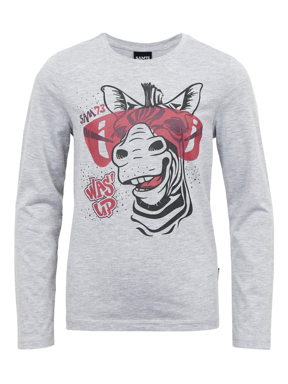 Sam 73 Siva majica za djevojčice SAM 73 Agnes