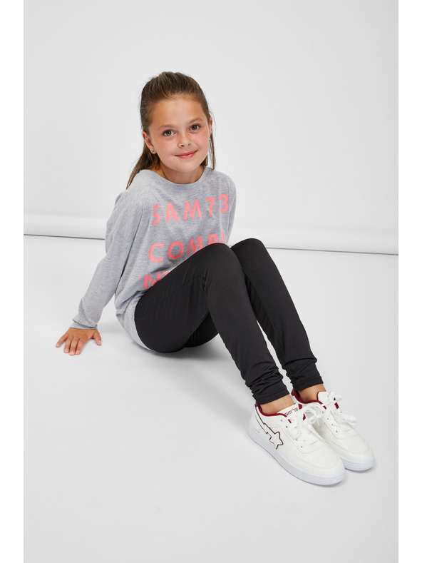 Sam 73 Siva majica za djevojčice SAM 73 Kat