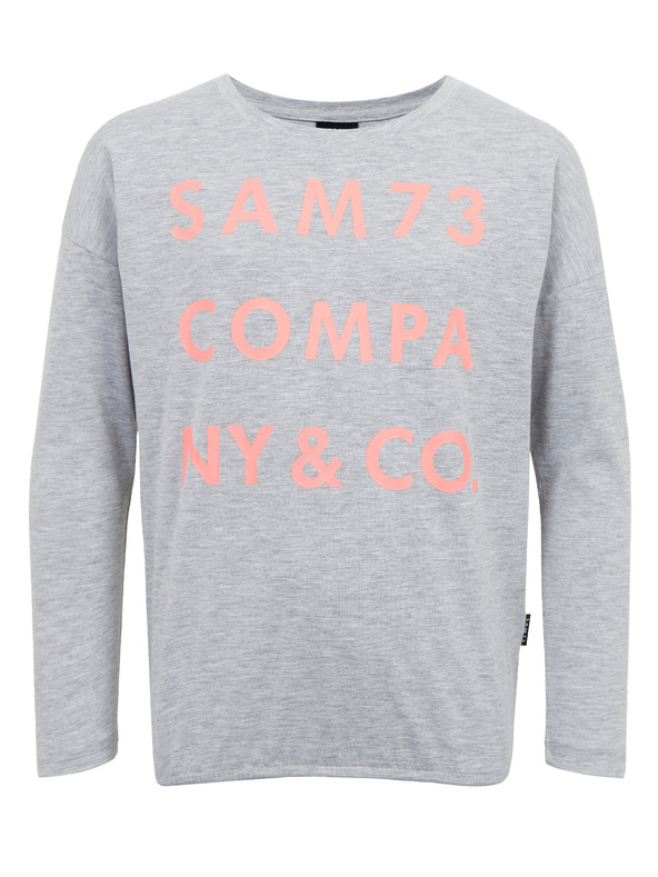 Sam 73 Siva majica za djevojčice SAM 73 Kat