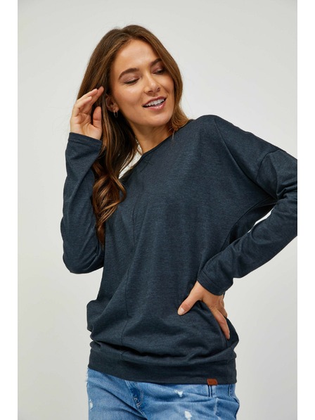 Sam 73 Crna ženska basic majica dugih rukava SAM 73 Azuka