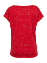 Sam 73 Crvena ženska majica s uzorkom SAM 73 Heqa