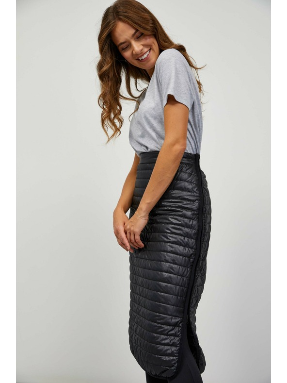 Sam 73 Crna ženska proštepana suknja SAM 73 Denavi