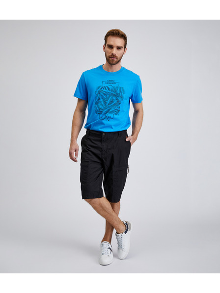 Sam 73 Crne muške kratke hlače SAM73 Cygnus