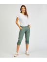 Sam 73 Zelene ženske tričetvrt hlače SAM73 Fornax