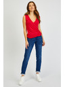 Sam 73 Crvena ženska majica bez rukava SAM73 Lupus