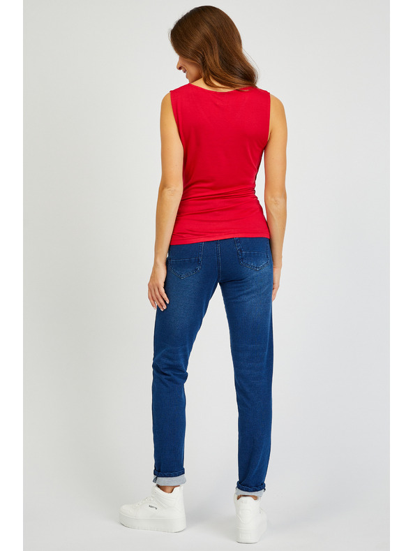 Sam 73 Crvena ženska majica bez rukava SAM73 Lupus