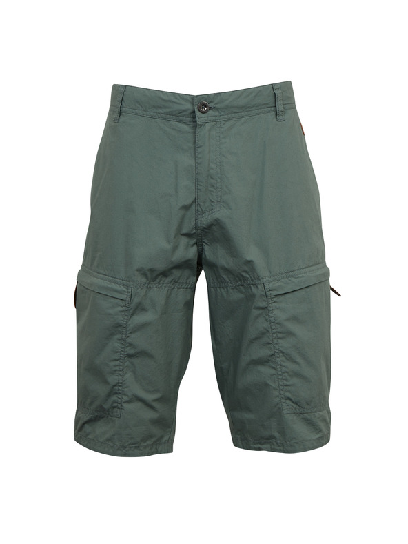 Sam 73 Zelene muške pamučne kratke hlače SAM73 Cygnus
