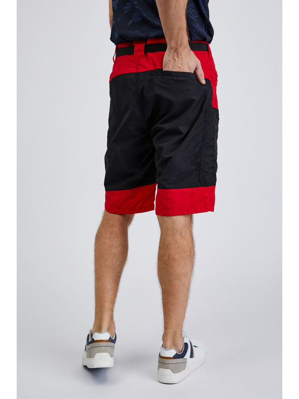 Sam 73 Crno-crvene muške kratke hlače SAM73 Andalusit