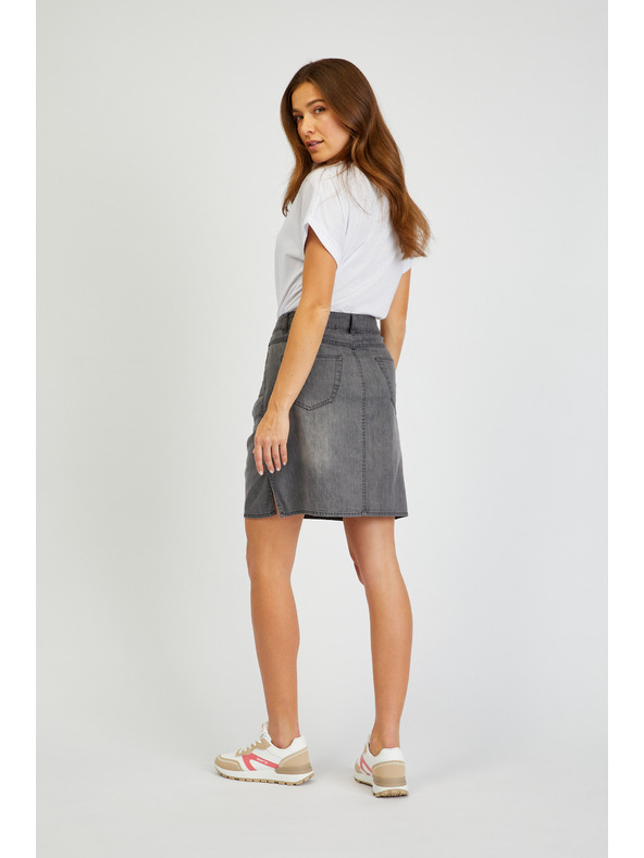 Sam 73 SAM73 Gemini siva ženska traper suknja