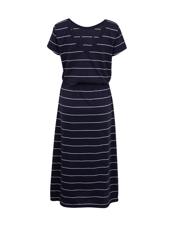 Sam 73 Tamnoplava ženska haljina na pruge SAM73 Columba