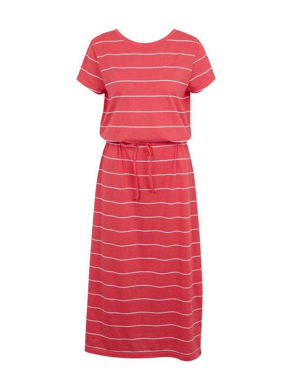 Sam 73 Crvena ženska haljina na pruge SAM73 Columba