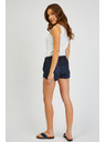 Sam 73 Tamnoplave ženske kratke hlače s uzorkom SAM 73 Pisces