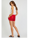 Sam 73 Crvene ženske kratke hlače s uzorkom SAM 73 Pisces