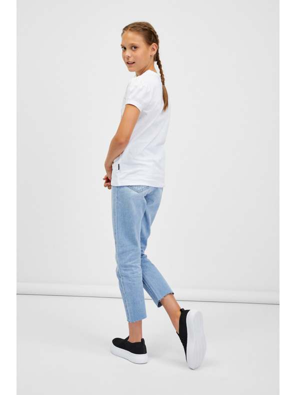 Sam 73 Bijela majica za djevojčice SAM 73 Ielenia