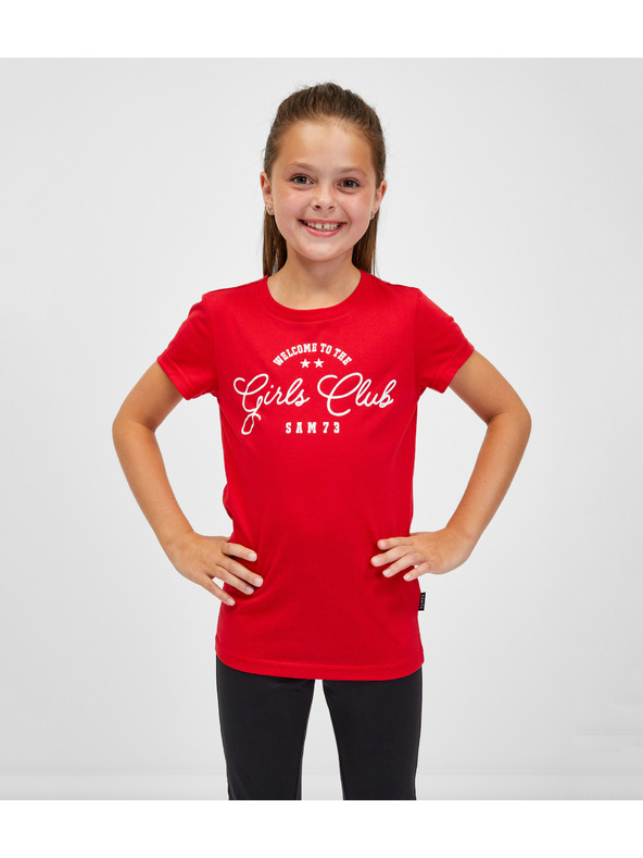 Sam 73 Crvena majica za djevojčice SAM 73 Janli