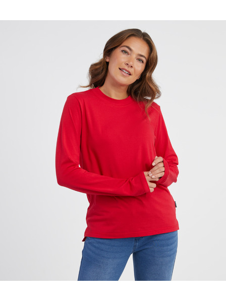 Sam 73 Crvena ženska majica dugih rukava SAM 73 Zira