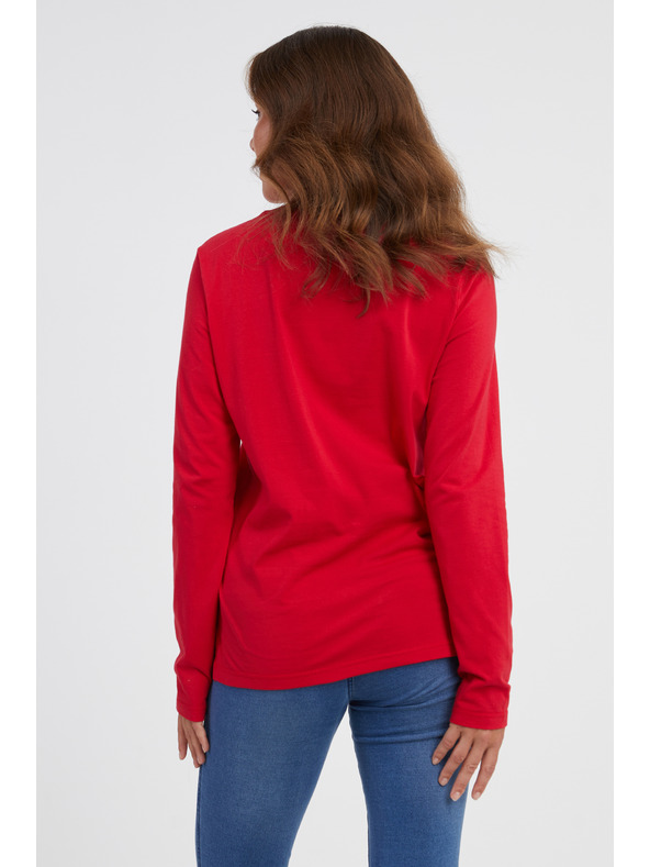 Sam 73 Crvena ženska majica dugih rukava SAM 73 Zira