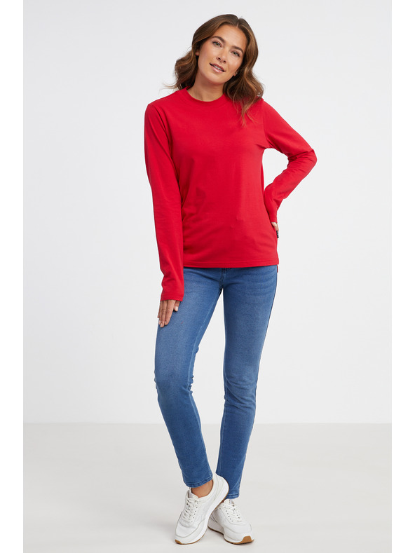 Sam 73 Crvena ženska majica dugih rukava SAM 73 Zira