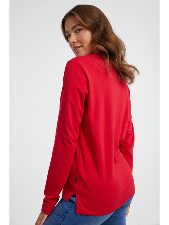 Sam 73 Crvena ženska majica dugih rukava SAM 73 Zira