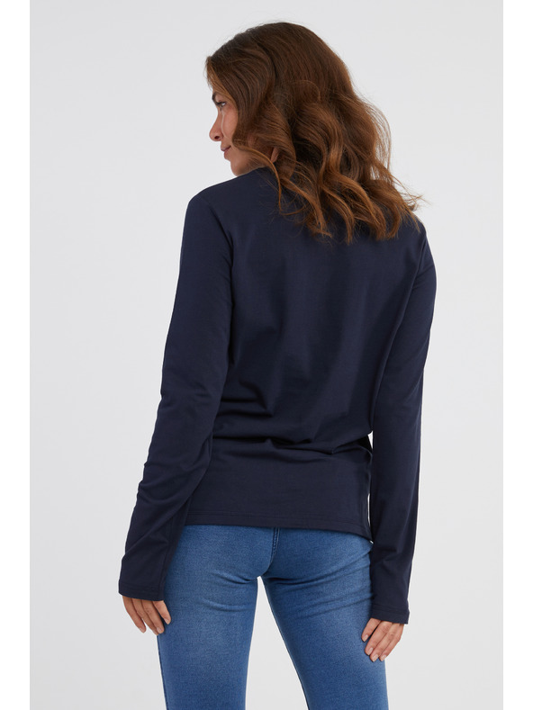 Sam 73 Tamnoplava ženska majica dugih rukava SAM 73 Zira