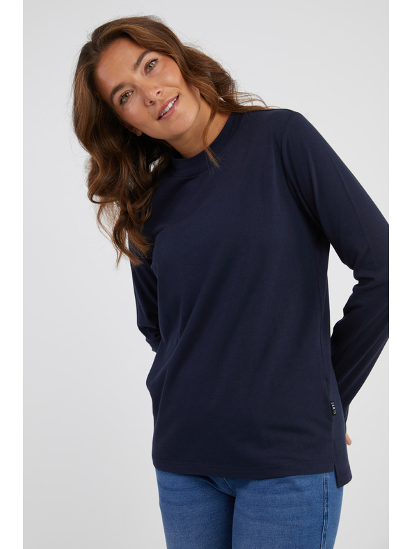 Sam 73 Tamnoplava ženska majica dugih rukava SAM 73 Zira