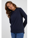 Sam 73 Tamnoplava ženska majica dugih rukava SAM 73 Zira