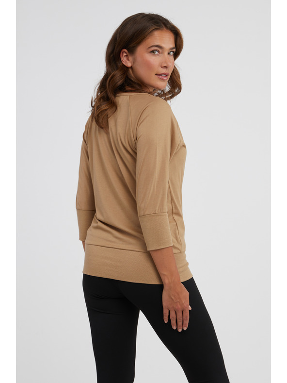 Sam 73 Svijetlo smeđa ženska majica SAM 73 Selma