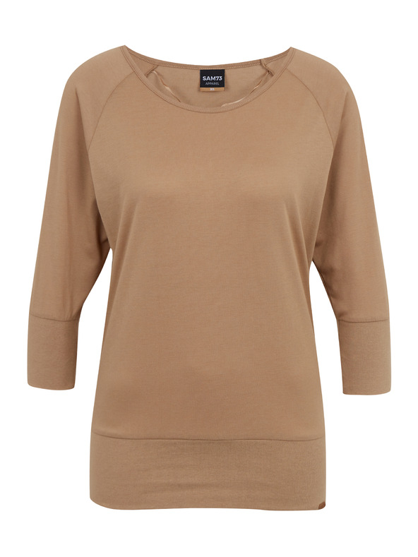 Sam 73 Svijetlo smeđa ženska majica SAM 73 Selma