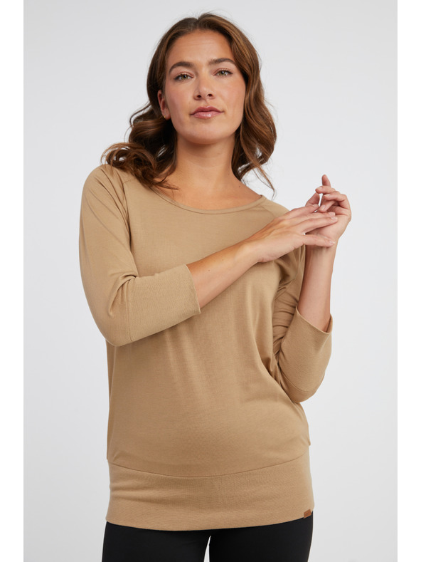 Sam 73 Svijetlo smeđa ženska majica SAM 73 Selma