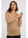 Sam 73 Svijetlo smeđa ženska majica SAM 73 Selma
