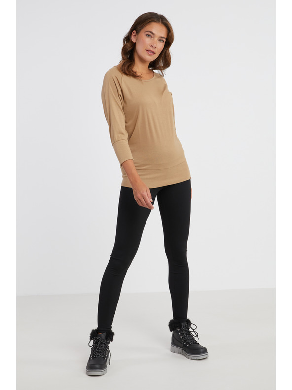 Sam 73 Svijetlo smeđa ženska majica SAM 73 Selma