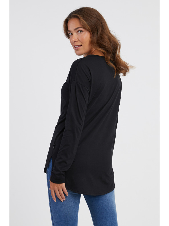 Sam 73 SAM 73 Ženska crna majica dugih rukava Sherri