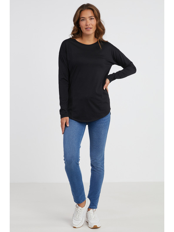 Sam 73 SAM 73 Ženska crna majica dugih rukava Sherri