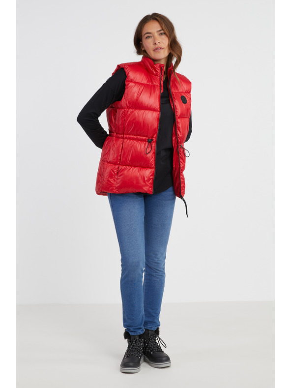 Sam 73 Crveni ženski proštepani prsluk SAM 73 Charlotte