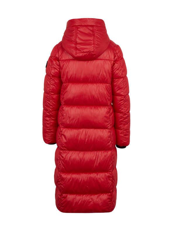 Sam 73 Crveni ženski prošiveni kaput s kapuljačom SAM 73 Anna