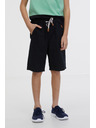Sam 73 Crne dječačke kratke hlače SAM 73 Falko