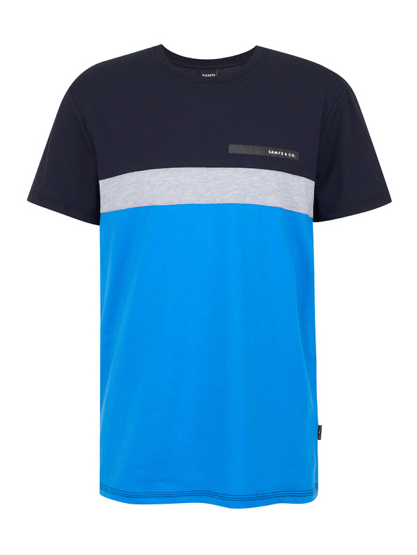 Sam 73 Plavo-crna muška majica SAM 73 Ernesto