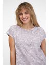 Sam 73 Svijetloljubičasta ženska majica kratkih rukava SAM 73 Margarita s uzorkom