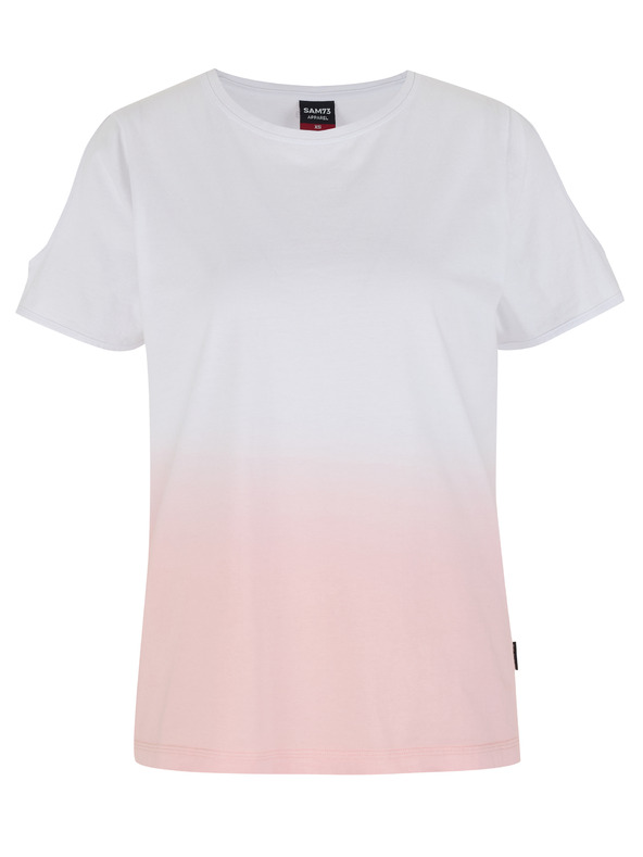 Sam 73 Rozo bijela ženska majica kratkih rukava SAM 73 Dolores