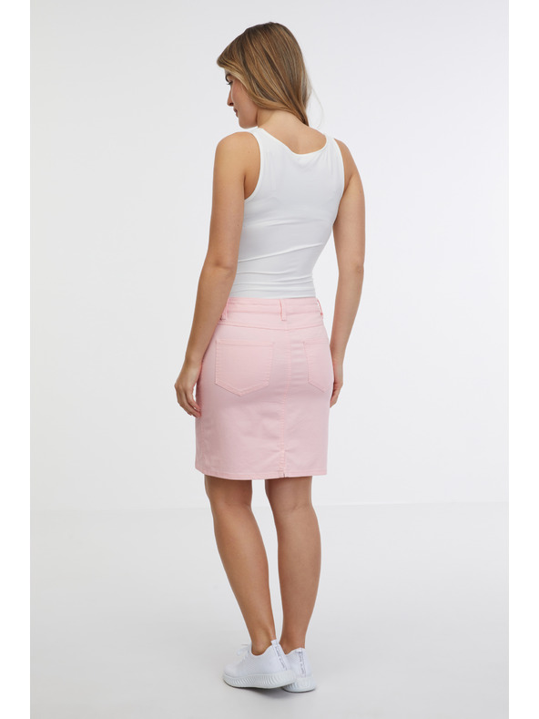 Sam 73 Svijetlo ružičasta ženska traper suknja SAM 73 Belén