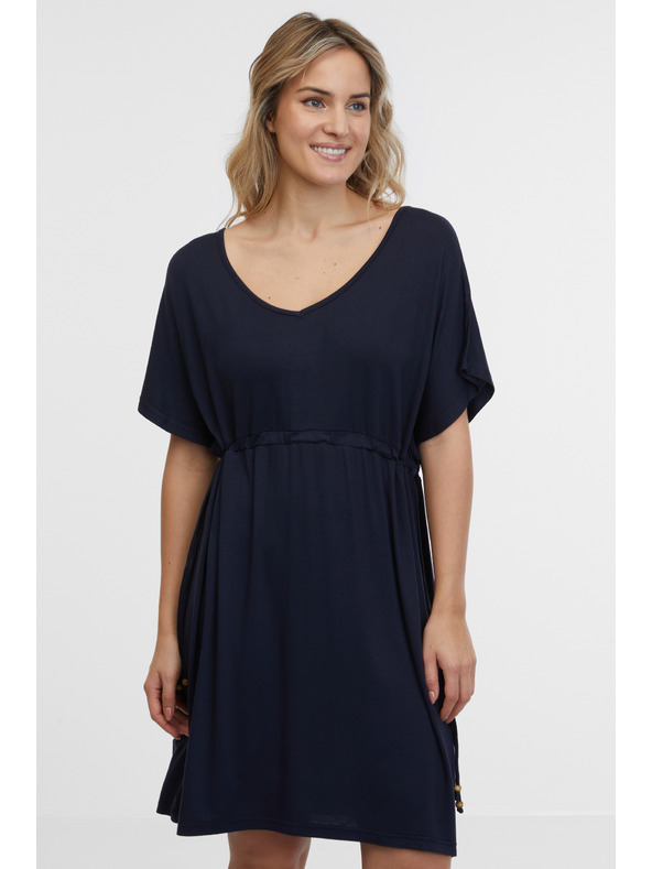 Sam 73 Tamnoplava ženska haljina SAM 73 Leandra