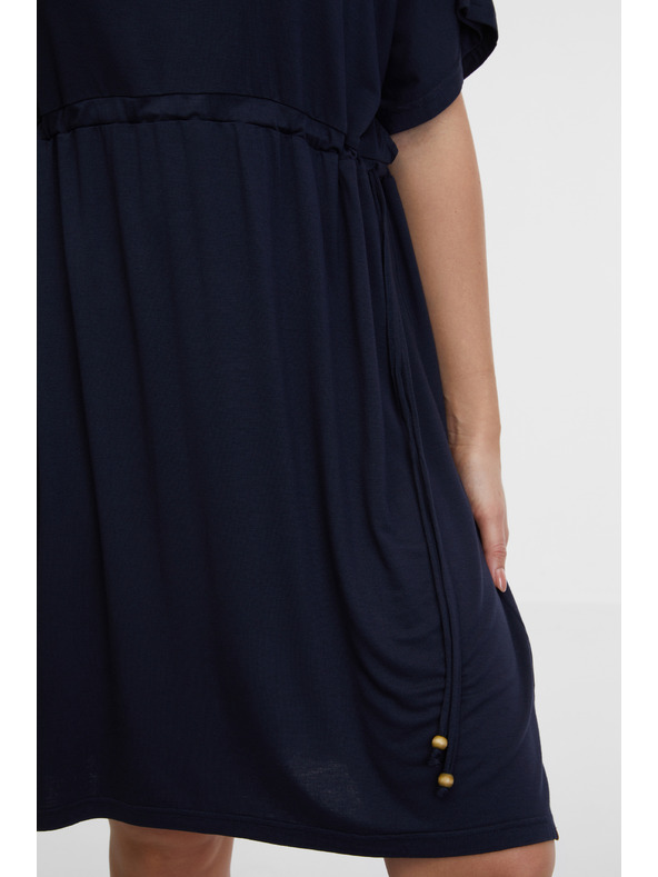 Sam 73 Tamnoplava ženska haljina SAM 73 Leandra